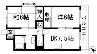 メゾンうねのの物件間取画像